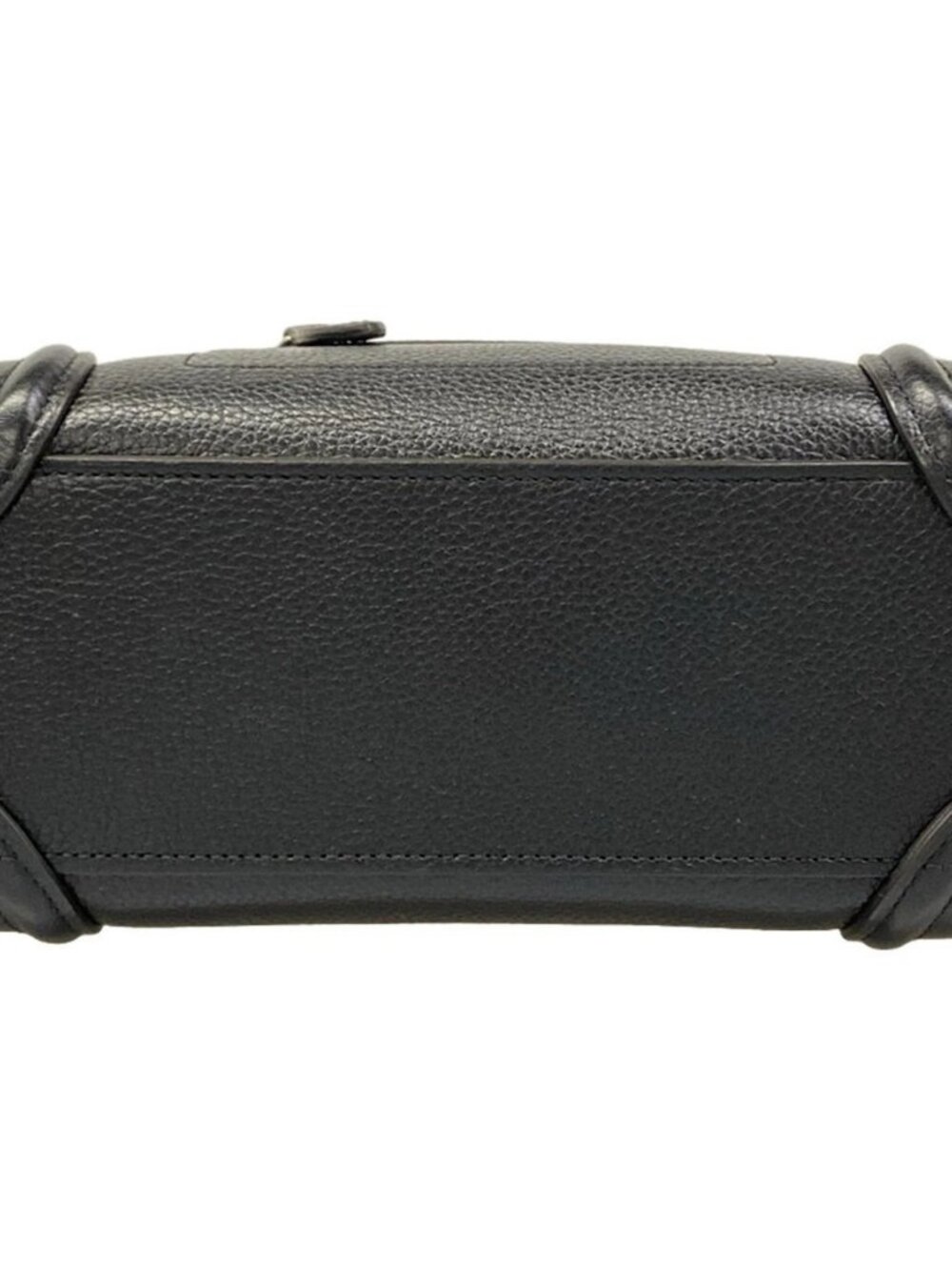 CELINE Luggage Nano Shopper - Black Drummed calfskin Handbag - Picture 5 of 15